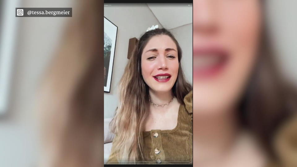 Sie liebt den Corona-Speck an sich Ex-GNTM-Model Tessa Bergmeier hat 7 Kilo zugenommen