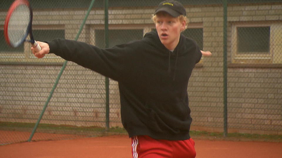 RTL-Film "Der Spieler" Bruno Alexander spielt Boris Becker