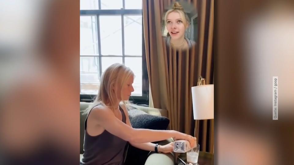 Für ihre Ticks und Beauty-Produkte Gwyneth Paltrow: Tochter Apple veräppelt ihre Mama
