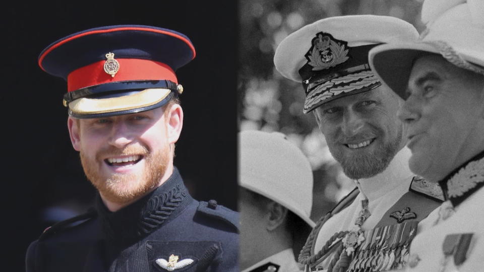 Verblüffende Ähnlichkeit Prinz Harry sieht genauso aus wie Opa Philip