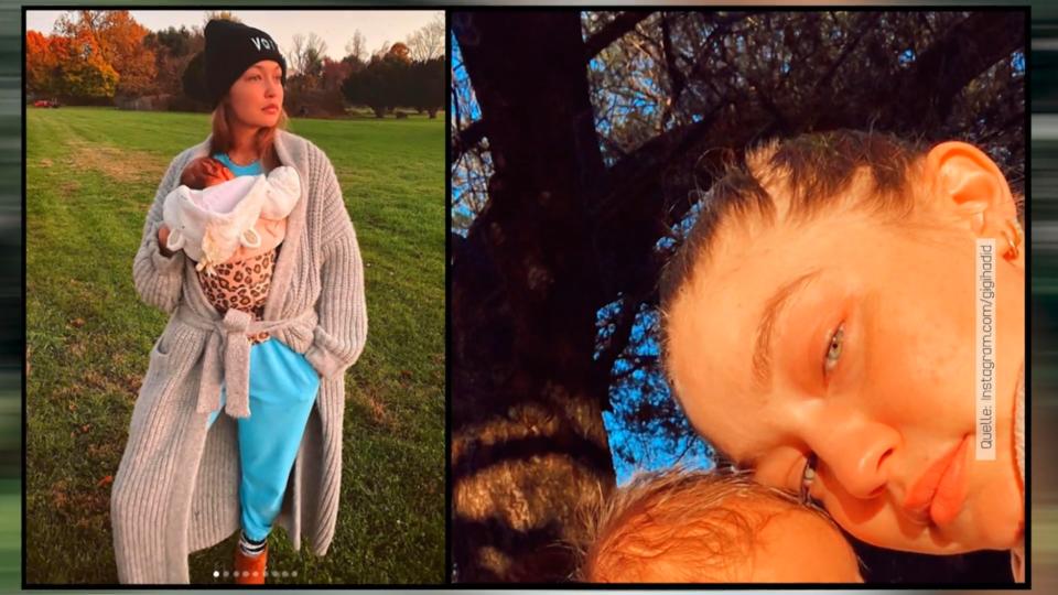 Einblick in ihr Mama-Leben Gigi Hadid: Erstmals verrät sie Details ihrer Hausgeburt