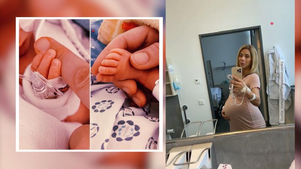 Doppeltes Babyglück Tanja Szewczenko: Ihre Zwillinge sind da!