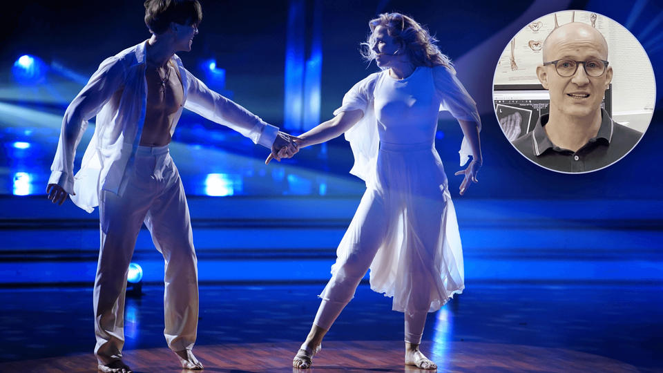 Tanz-Aus bei "Let's Dance" Dr. Volker Gilbert erklärt Ilse DeLanges Fuß-Diagnose