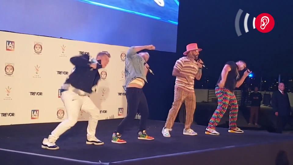 Treffen sich vier Boyband-Stars ... Aus Backstreet Boys & *NSYNC wird Back-Sync
