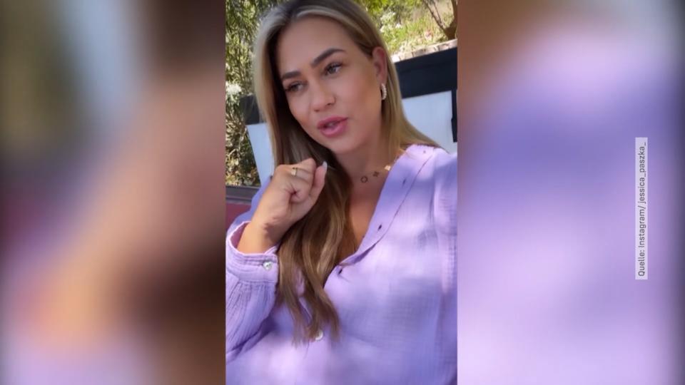 Den Tränen nahe Jessica Paszka kann nicht mehr stillen