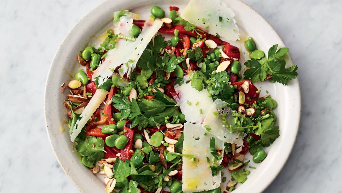 Dicke-Bohnen Salat à la Jamie Oliver