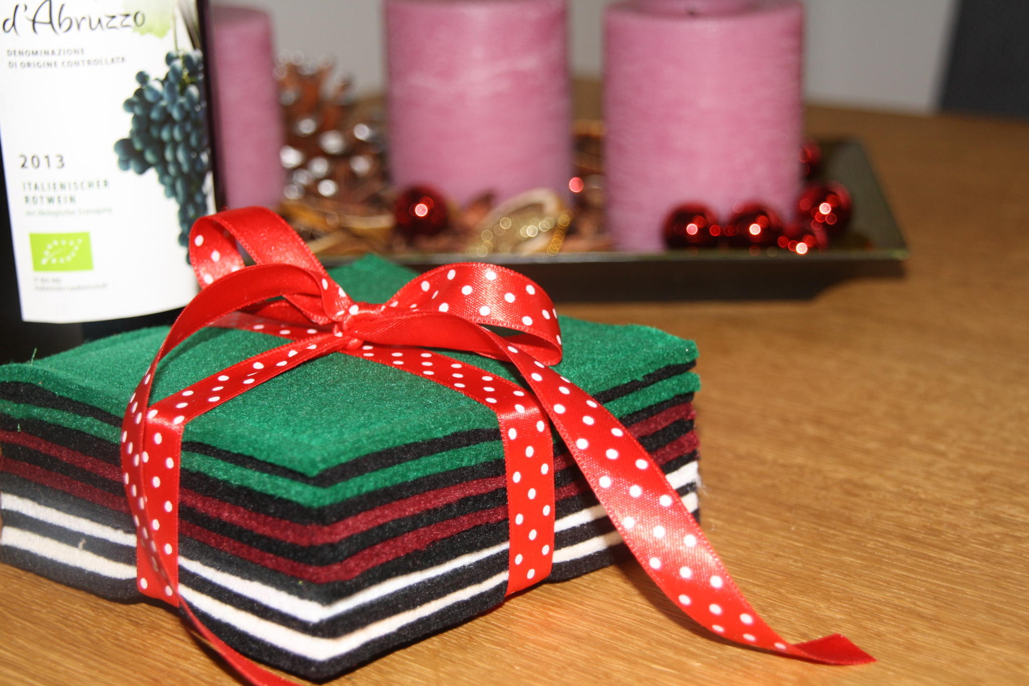 Filzuntersetzer Selber Machen Mitbringsel Nahen In Einer Stunde