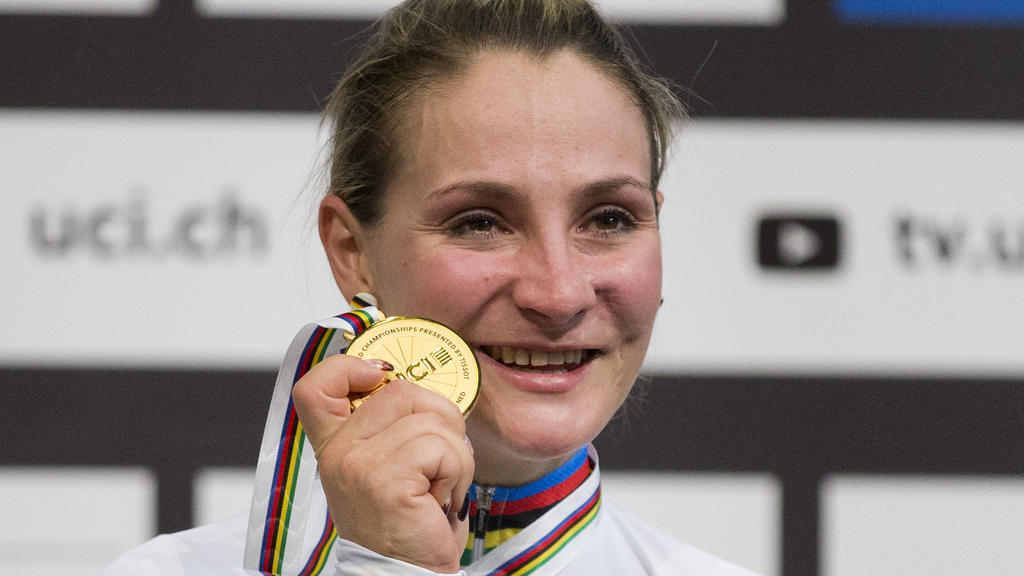 Bahnradsportlerin Kristina Vogel