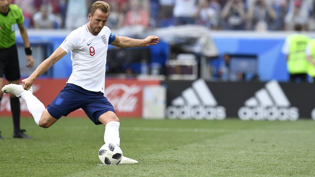 Photo LaPresse - Fabio Ferrari June 24, 2018 Niznij Novgorod ( Russia Federation ) Russia 2018 - FIFA World Cup WM Weltmeisterschaft Fussball - England vs Panama - Niznij Novgorod Stadium . in the pic:Harry Kane (England) goal 5-0 PUBLICATIONxINxGERx