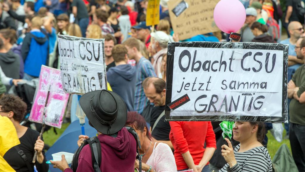 Abschlusskundgebung auf dem Königsplatz