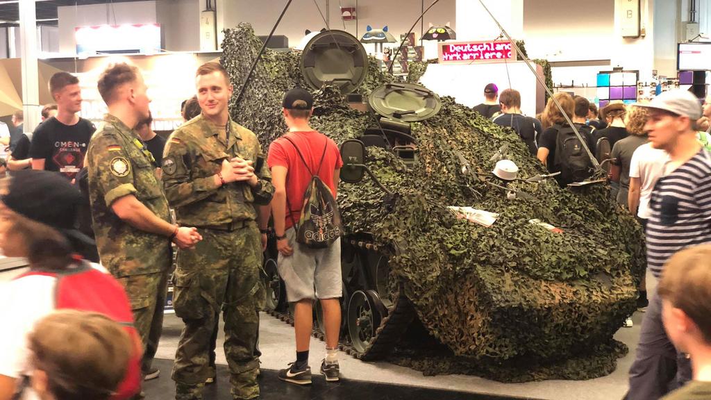 Bundeswehr wirbt auf "Gamescom"