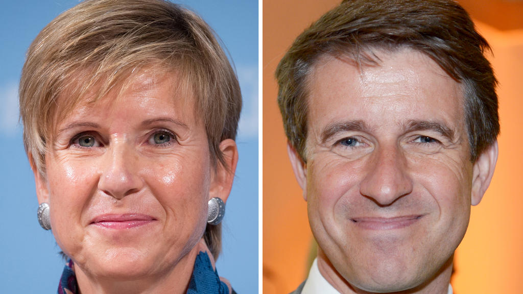 ARCHIV - 25.09.2015, Berlin: KOMBO - Die Unternehmerin Susanne Klatten am 25.09.2015 und der Unternehmer Stefan Quandt am 10.06.2013. (zu dpa: "Wirtschaftsmagazin: BMW-Erben reichste Deutsche" vom 04.10.2018) Foto: Kay Nietfeld/dpa +++ dpa-Bildfunk +