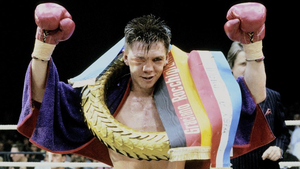 K.o. in der 9. Runde: 1991 schickte Graciano Rocchigiani seinen Gegner Alex Blanchard trotz zugeschwollenem Auge auf die Bretter und wurde Europameister