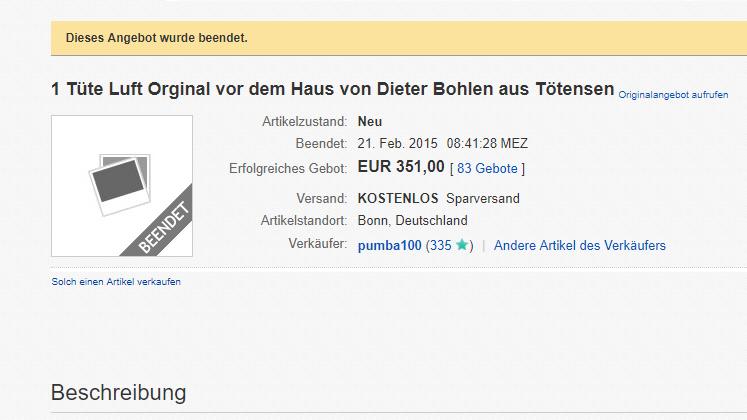 Luft von Bohlens Anwesen: Vor drei Jahren ersteigerbar!