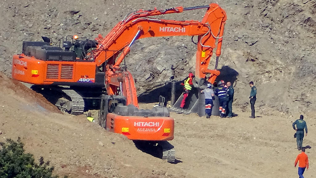 Rettungsarbeiten in Totalán