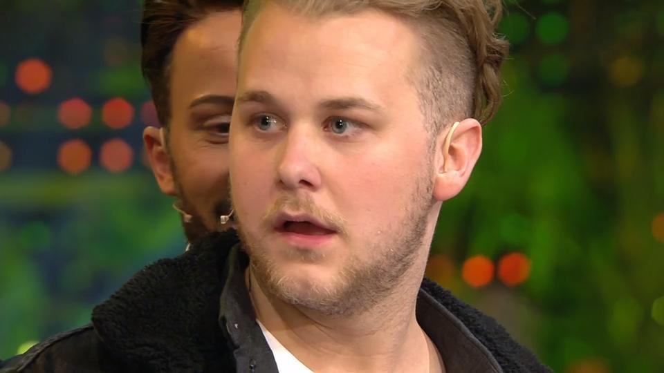 Felix steht die Überraschung sichtlich ins Gesicht geschrieben.