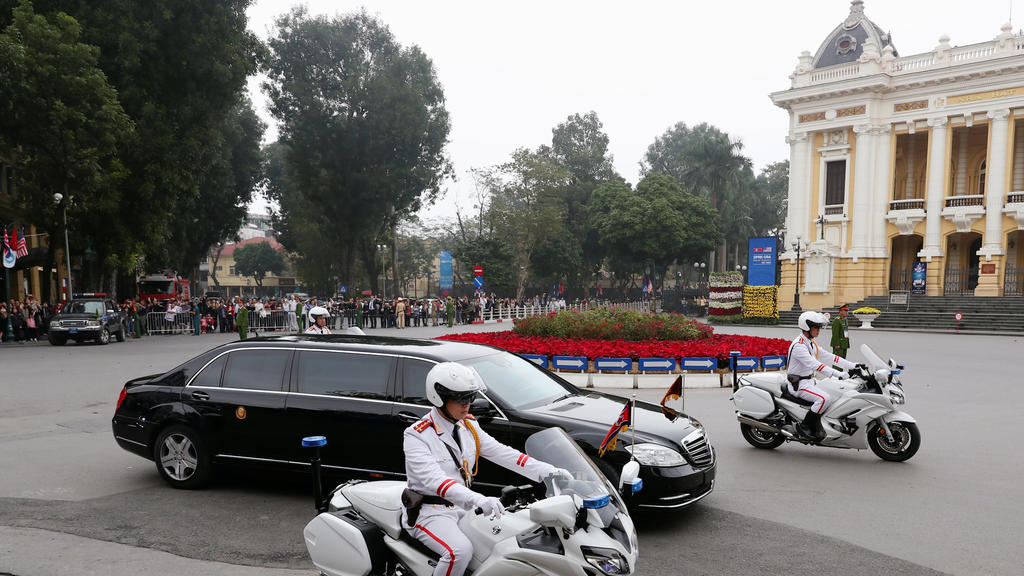 Abreise nach dem Gipfel in Hanoi