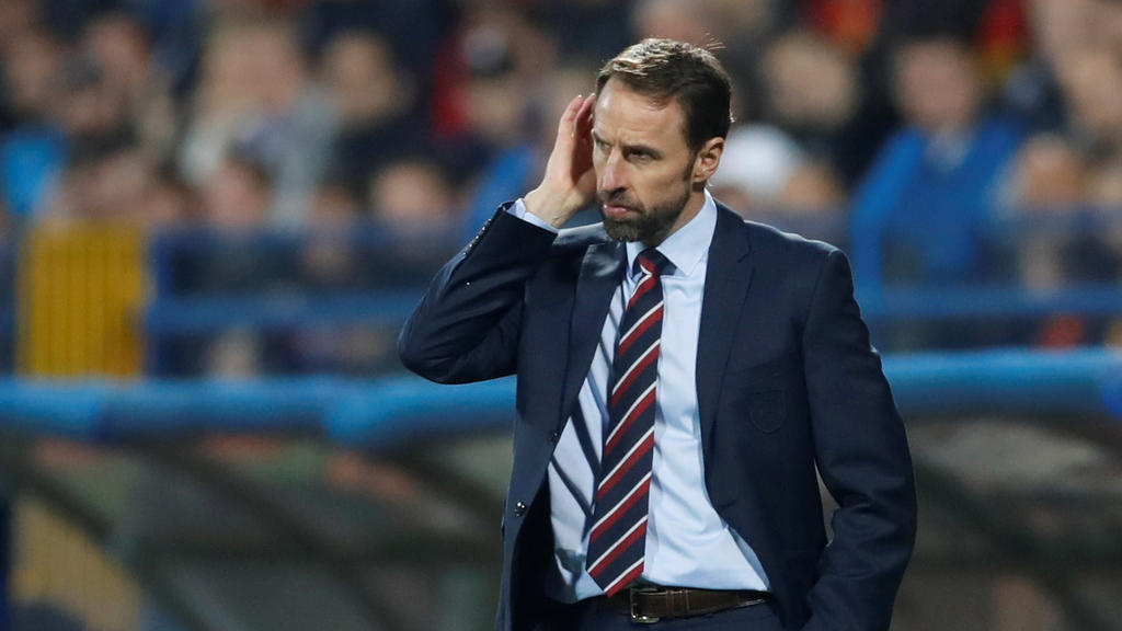 Soccer Football - Euro 2020 Qualifier - Group A - Montenegro v England - Podgorica City Stadium, Podgorica, Montenegro - March 25, 2019 England manager Gareth Southgate during the match Action Images via Reuters/Carl Recine