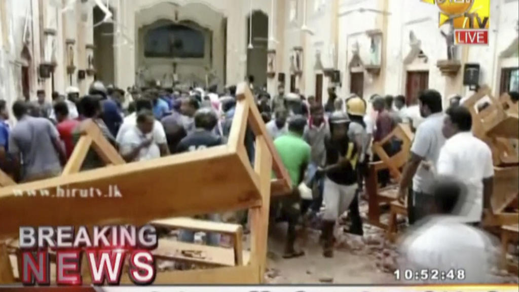 Explosionen in Sri Lanka Kirche