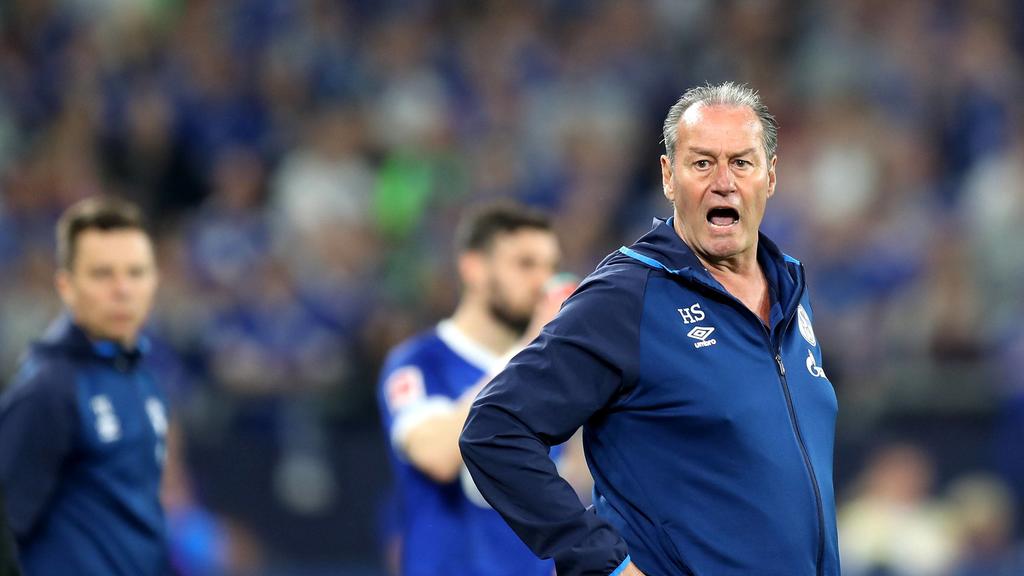 Interims-Trainer Huub Stevens (FC Schalke 04) beim BL-Spiel (Saison 2018/19) FC Schalke 04 - TSG 1899 Hoffenheim. Copyright: Thomas Pakusch *** Interim coach Huub Stevens FC Schalke 04 at the BL game season 2018 19 FC Schalke 04 TSG 1899 Hoffenheim C
