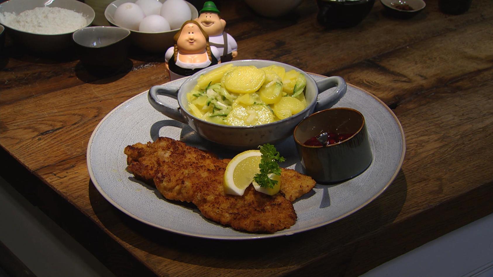 Wiener Schnitzel Mit Kartoffelsalat Das Rezept Aus Essen