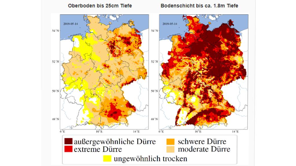 Deutschland steuert auf eine Wasserknappheit zu.
