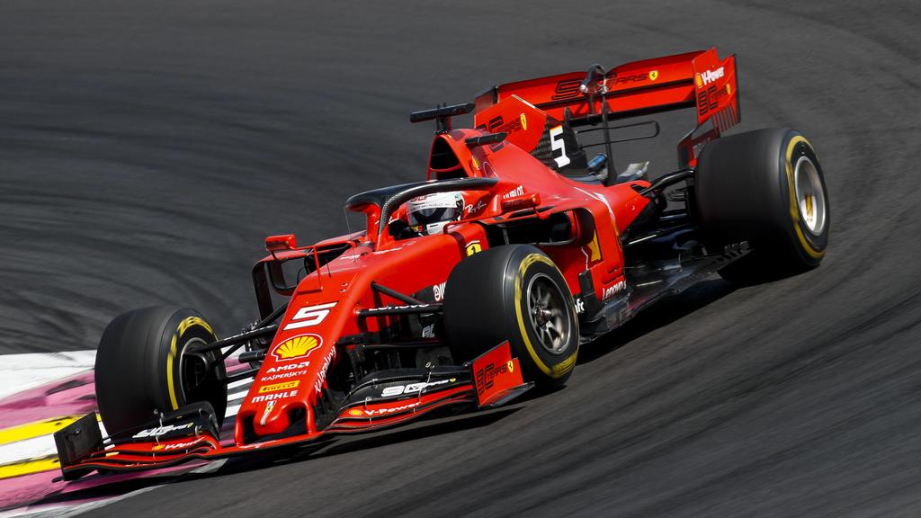 2019 French GP CIRCUIT PAUL RICARD, FRANCE - JUNE 23: Sebastian Vettel, Ferrari SF90 during the French GP at Circuit Paul Ricard on June 23, 2019 in Circuit Paul Ricard, France. (Photo by Joe Portlock / LAT Images) Images) PUBLICATIONxINxGERxSUIxAUTx