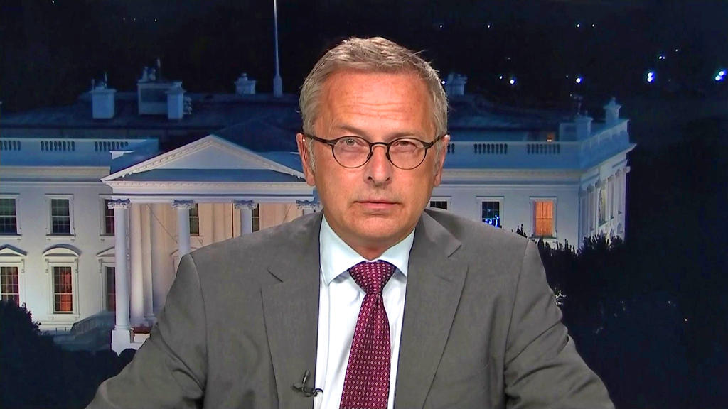 Dirk Emmerich vor dem Weißen Haus