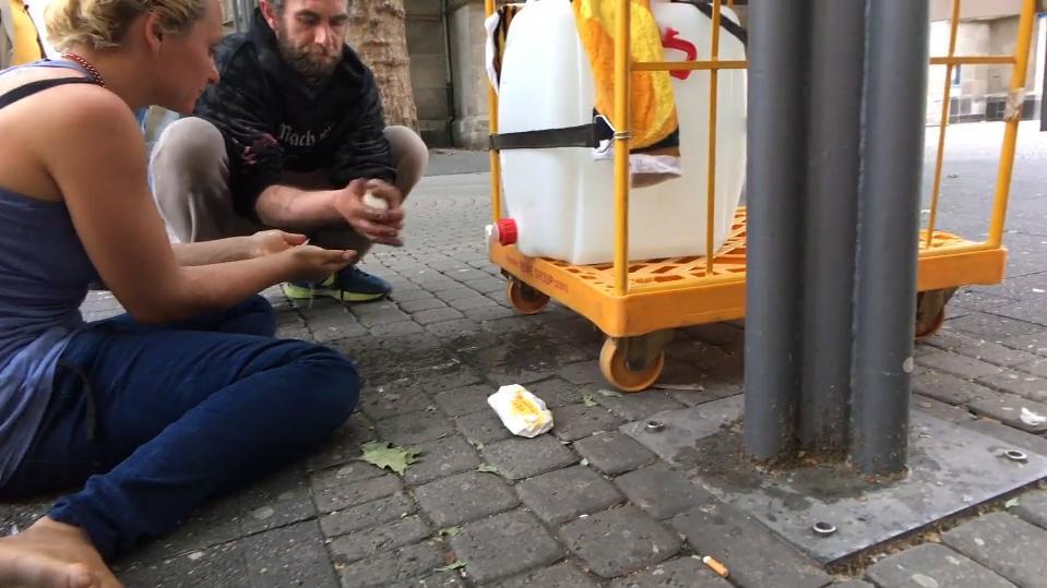 Obdachlose in Köln