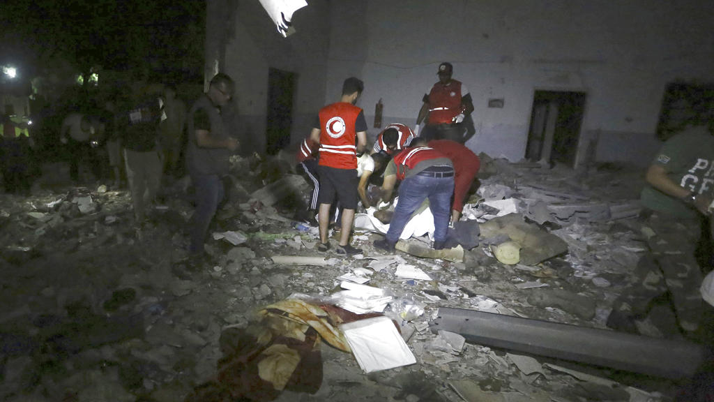 Angriff auf Migrantenzentrum in Libyen.