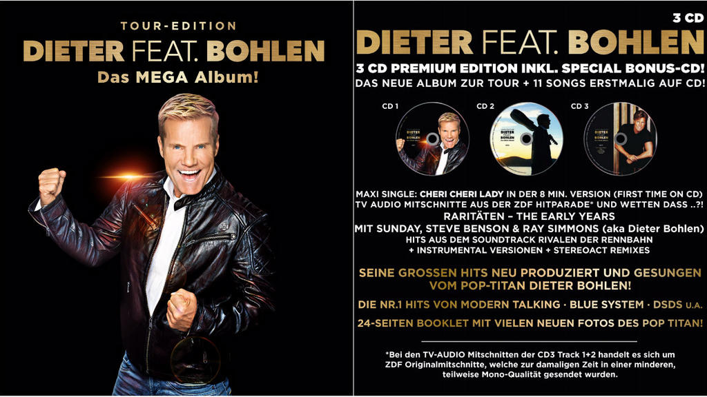 Das Album "Dieter by Bohlen - Das Mega Album" ist seit dem 5. Juli erhältlich.