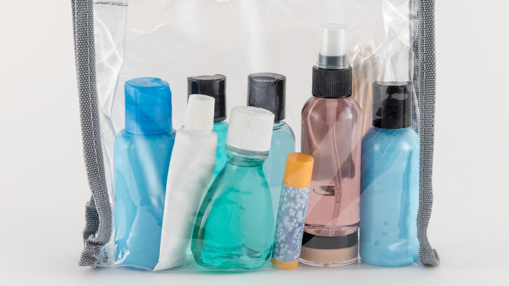 Flüssigkeiten in kleinen Einzelbehältnissen von max. 100 ml