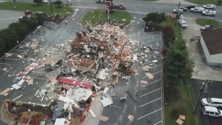 Spektakuläres Video: Hier explodiert eine KFC-Filiale
