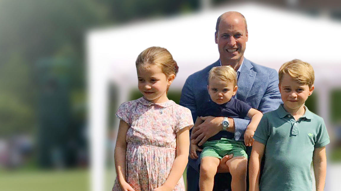 Ohne Herzogin Kate Prinz William Teilt Gruppenfoto Mit Seinen Drei Kids Und Der Britischen Armee