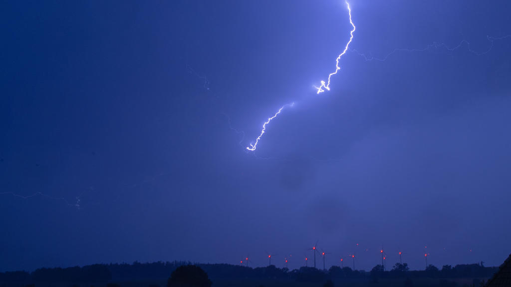 Gewitter werden an der Adria werden häufiger auftreten.