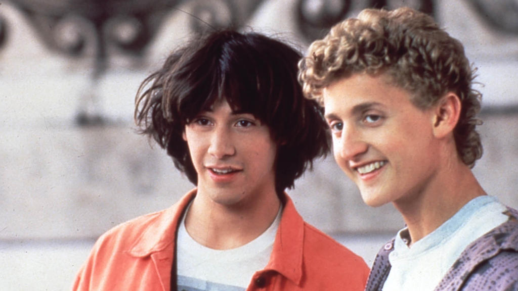 Alex Winter und Keanu Reeves in "Bill & Teds verrückte Reise durch die Zeit" (1989)