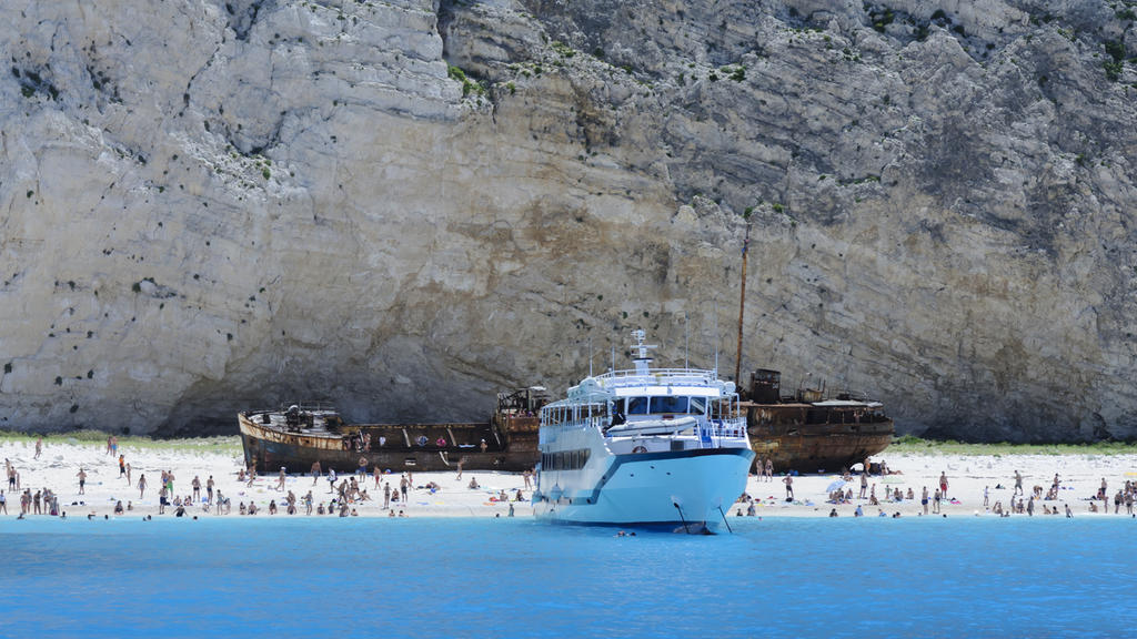 Die Panagiotis vor Zakynthos.