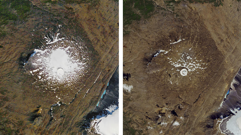 Island, Ok: Gletscher Okjökull