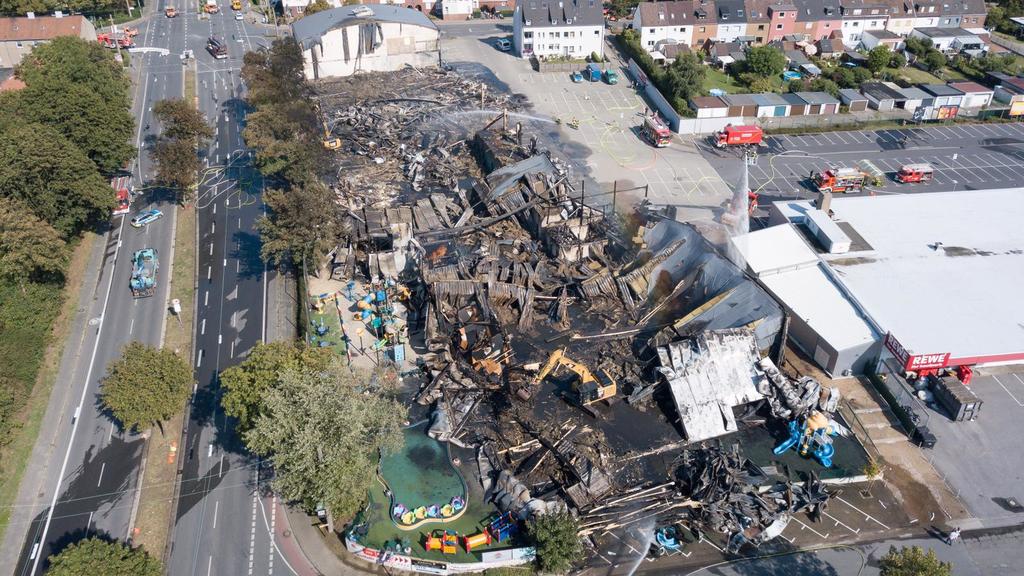 Brand in Indoor-Spielplatz in Recklinghausen