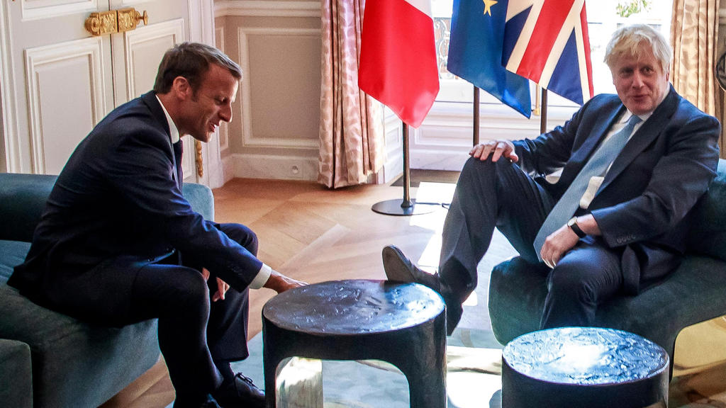 Der britische Premierminister Johnson besuchte Emmanuel Macron in Paris.
