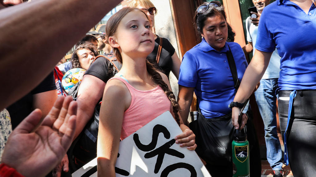 Greta Thunberg in New York