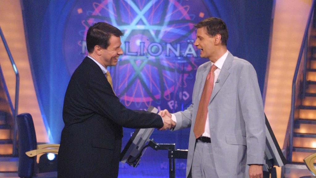 Peter Kloeppel (l.) und Günther Jauch (r.).