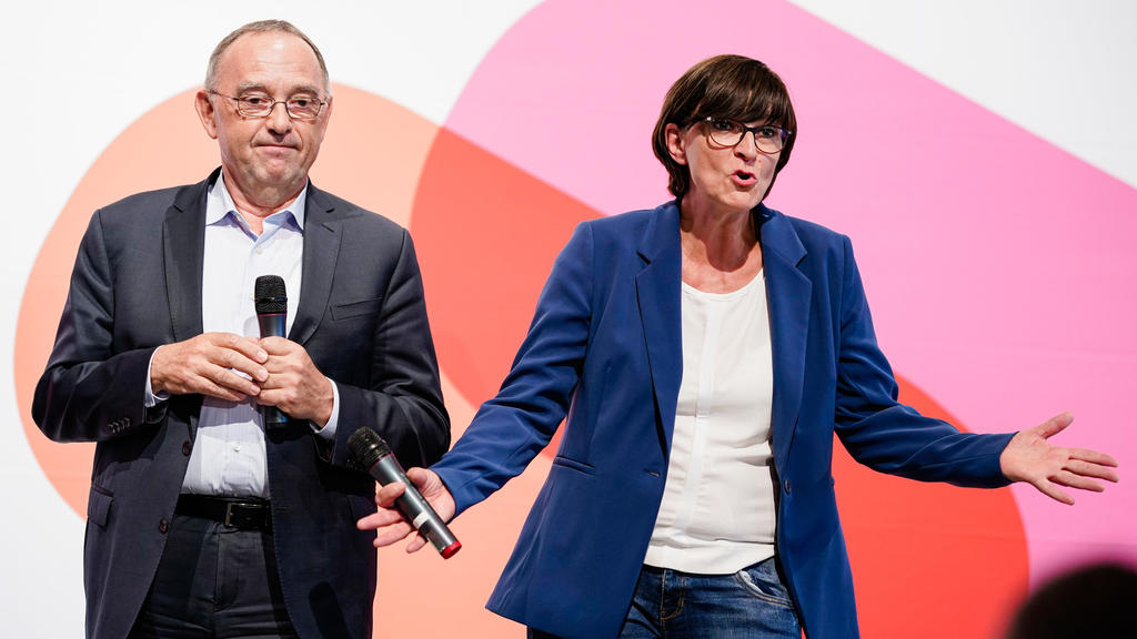 Norbert Walter-Borjans und Saskia Esken