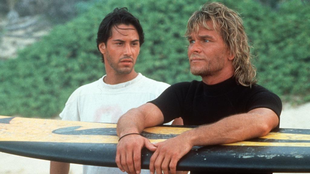 In "Gefährliche Brandung" spielte Keanu Reeves mit Patrick Swayze vor der Kamera.
