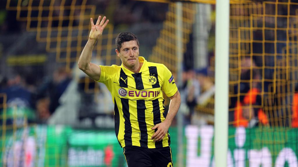 "Schaut her, vier Tore gegen Real": Robert Lewandowski zeigt es an