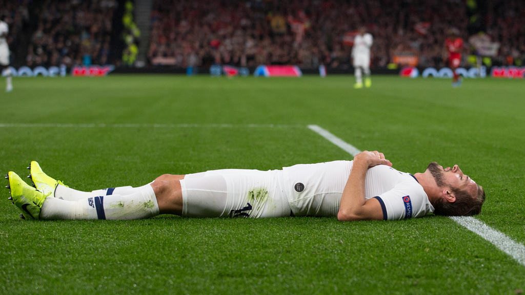 Harry Kane of Spurs during the UEFA Champions League group match between Tottenham Hotspur and Bayern Munich at Wembley Stadium, London, England on 1 October 2019. PUBLICATIONxNOTxINxUK Copyright: xAndyxRowlandx PMI-3092-0010