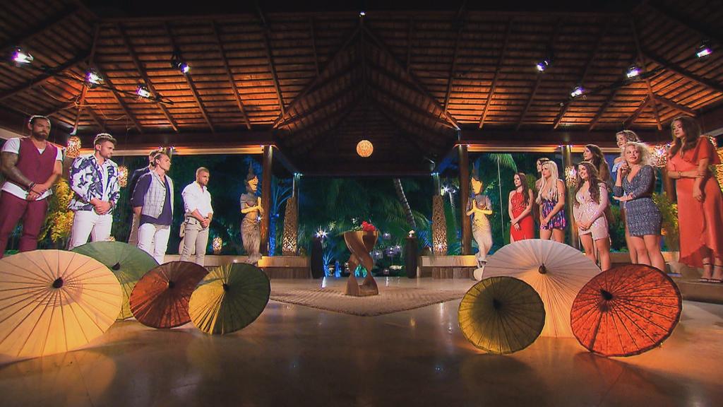 Die 1. Nacht der Rosen bei "Bachelor in Paradise" 2019.