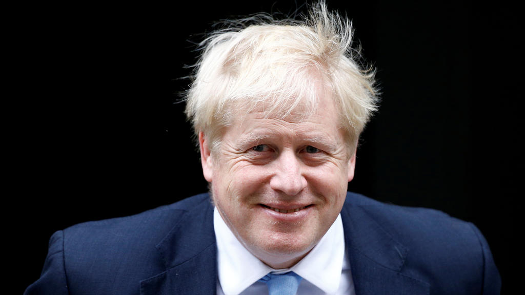 FILE PHOTO: Britain's Prime Minister Boris Johnson arrives for a meeting with NATO Secretary-General Jens Stoltenberg in London, Britain October 15, 2019. REUTERS/Henry Nicholls/File Photo