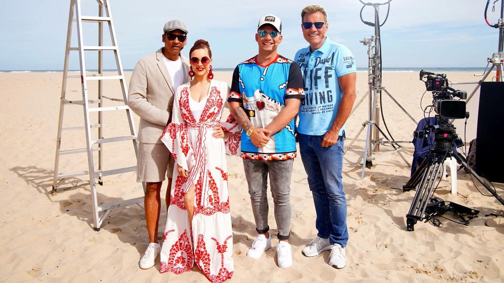 Die DSDS-Jury beim Auslandsrecall in Südafrika.