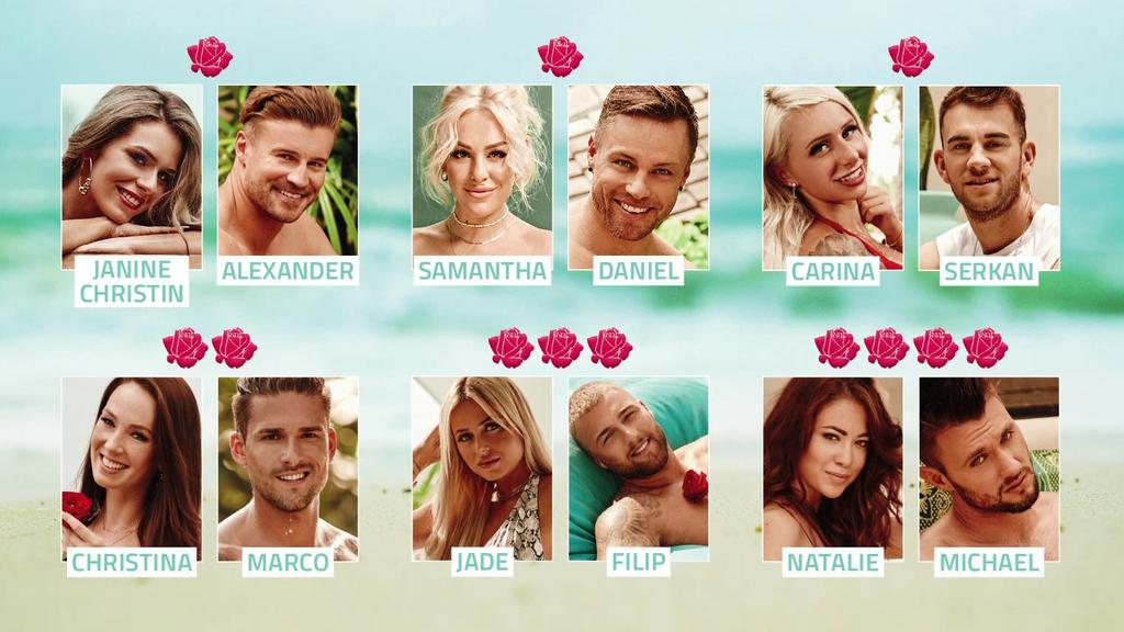 Die vierte Nacht der Rosen bei Bachelor in Paradise